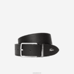Lacoste חגורת עור עם אבזם חרוט DZ4D0D2097 28 גברים