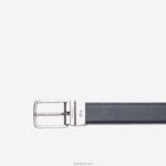 Lacoste חגורת עור פיקה עם אבזם חרוט הפיכה DZ4D0D2078 צל כהה j37 גברים - Image 2