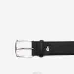 Lacoste חגורת קנבס עם אבזם חרוט DZ4D0D2087 שחור 000 גברים - Image 2