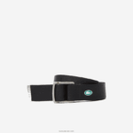 Lacoste חגורת קנבס תנין בניגוד DZ4D0D2118 שחור 000 גברים