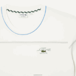Lacoste חולצה בגזרה רגועה - פלוס סייז - גבוהה DZ4D0D246 לבן 70V גברים - Image 2