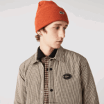 Lacoste חולצה דוחה מים בהדפס צ'ק DZ4D0D1549 בצבע בז' נייבי ירוק חאקי 87e גברים - Image 6