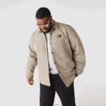 Lacoste חולצה דוחה מים בהדפס צ'ק DZ4D0D1549 בצבע בז' נייבי ירוק חאקי 87e גברים - Image 8