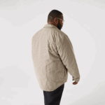 Lacoste חולצה דוחה מים בהדפס צ'ק DZ4D0D1549 בצבע בז' נייבי ירוק חאקי 87e גברים - Image 9