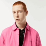 Lacoste חולצה דוחה מים DZ4D0D498 ורוד 2r3 גברים - Image 2