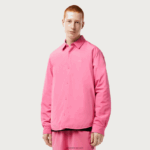 Lacoste חולצה דוחה מים DZ4D0D498 ורוד 2r3 גברים