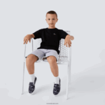 Lacoste חולצה ספורטיבית בתערובת כותנה נושמת DZ4D0D3028 שחור 031 בנים - Image 2