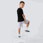 Lacoste חולצה ספורטיבית בתערובת כותנה נושמת DZ4D0D3028 שחור 031 בנים - Image 3