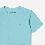 Lacoste חולצה ספורטיבית בתערובת כותנה נושמת DZ4D0D3036 מנטה lgf בנים - Image 3