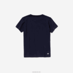 Lacoste חולצה ספורטיבית בתערובת כותנה נושמת DZ4D0D3138 כחול כהה 166 בנים - Image 3