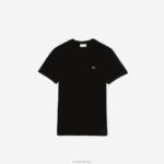 Lacoste חולצה ספורטיבית בתערובת כותנה נושמת DZ4D0D3028 שחור 031 בנים - Image 5