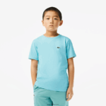 Lacoste חולצה ספורטיבית בתערובת כותנה נושמת DZ4D0D3036 מנטה lgf בנים