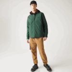 Lacoste חולצה עמידה במים DZ4D0D1570 ירוק 5hx גברים - Image 2
