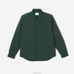 Lacoste חולצה עמידה במים DZ4D0D1570 ירוק 5hx גברים - Image 4