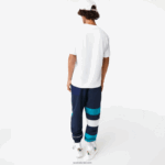 Lacoste חולצת טי אוברסייז תנין בכושר נינוח DZ4D0D608 לבן 001 גברים - Image 3