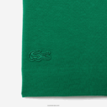 Lacoste חולצת טי אוברסייז תנין בכושר נינוח DZ4D0D616 ירוק ldm גברים - Image 5