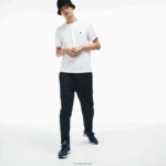 Lacoste חולצת טי ג'רזי של פימה כותנה בצוואר הנלי DZ4D0D589 לבן 001 גברים - Image 6