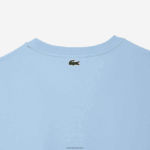 Lacoste חולצת טי כותנה בגזרה רופפת - במידות גדולות - גבוהה DZ4D0D135 כחול hbp גברים - Image 3