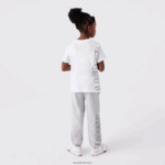 Lacoste חולצת טי כותנה ג'רזי לוגו אוברסייז DZ4D0D3158 לבן 001 ילדים - Image 3