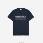 Lacoste חולצת טי לוגו בגזרה רופפת - במידות גדולות - גבוהה DZ4D0D162 כחול kxe גברים