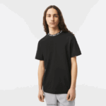Lacoste חולצת טי ממותגת עם צווארון בכושר רגיל DZ4D0D209 שחור 031 גברים