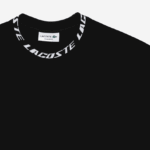 Lacoste חולצת טי ממותגת עם צווארון בכושר רגיל DZ4D0D209 שחור 031 גברים - Image 6