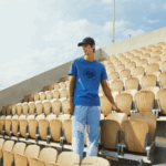 Lacoste חולצת טי ספורט רולנד גארוס מכותנה אורגנית DZ4D0D1601 כחול כהה yd2 גברים