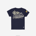 Lacoste חולצת טי-שירט עם לוגו גרפי פתוח של מיאמי DZ4D0D3176 כחול כהה 166 ילדים - Image 2