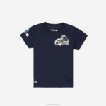 Lacoste חולצת טי-שירט עם לוגו גרפי פתוח של מיאמי DZ4D0D3176 כחול כהה 166 ילדים