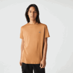 Lacoste חולצת טי של פימה כותנה עם צווארון צווארון DZ4D0D902 חום z0w גברים - Image 2