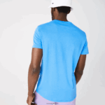 Lacoste חולצת טי של פימה כותנה עם צווארון צווארון DZ4D0D767 כחול 4xa גברים - Image 3