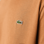 Lacoste חולצת טי של פימה כותנה עם צווארון צווארון DZ4D0D902 חום z0w גברים - Image 4