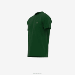 Lacoste חולצת טי של פימה כותנה עם צווארון צווארון DZ4D0D618 ירוק 132 גברים - Image 6