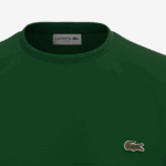Lacoste חולצת טי של פימה כותנה עם צווארון צווארון DZ4D0D618 ירוק 132 גברים - Image 7