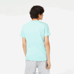 Lacoste חולצת טי של פימה כותנה עם צווארון V DZ4D0D56 מנטה lgf גברים - Image 3