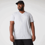 Lacoste חולצת טי של פימה כותנה עם צווארון V DZ4D0D614 chine אפור cca גברים - Image 6