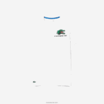 Lacoste חולצת טניס ספורטיבית בהדפס תנין DZ4D0D681 לבן 001 גברים - Image 3