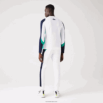 Lacoste חולצת טניס ספורטיבית DZ4D0D755 לבן ירוק כחול כהה yh9 גברים - Image 3