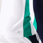 Lacoste חולצת טניס ספורטיבית DZ4D0D755 לבן ירוק כחול כהה yh9 גברים - Image 6