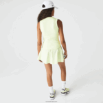 Lacoste חולצת טניס צמודה ספורטיבית DZ4D0D2560 צהוב 6gd נשים - Image 3