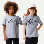 Lacoste חולצת טריקו אוברסייז בסגנון ימי DZ4D0D3143 chine אפור cca ילדים