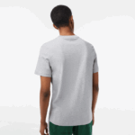 Lacoste חולצת טריקו בהדפס כותנה ג'רזי DZ4D0D66 chine אפור cca גברים - Image 3