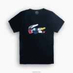 Lacoste חולצת טריקו בהדפס תנין xl DZ4D0D888 שחור 031 גברים
