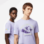 Lacoste חולצת טריקו במהדורה פתוחה של ספורט מיאמי DZ4D0D212 סגול 3k0 גברים - Image 2