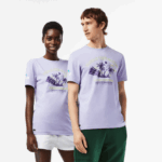Lacoste חולצת טריקו במהדורה פתוחה של ספורט מיאמי DZ4D0D212 סגול 3k0 גברים