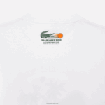 Lacoste חולצת טריקו במהדורה פתוחה של ספורט מיאמי DZ4D0D213 לבן 001 גברים - Image 3