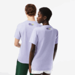 Lacoste חולצת טריקו במהדורה פתוחה של ספורט מיאמי DZ4D0D212 סגול 3k0 גברים - Image 3