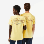 Lacoste חולצת טריקו במהדורה פתוחה של ספורט מיאמי DZ4D0D216 צהוב 107 גברים - Image 3