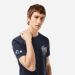 Lacoste חולצת טריקו במהדורה פתוחה של ספורט מיאמי DZ4D0D217 כחול kxe גברים - Image 3