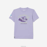 Lacoste חולצת טריקו במהדורה פתוחה של ספורט מיאמי DZ4D0D212 סגול 3k0 גברים - Image 4